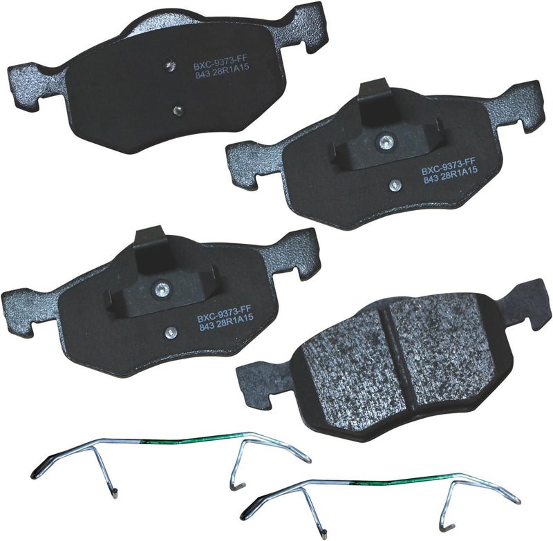 Bendix Premium SBC843 Ceramic Front Brake Pads for Ford Escape 2007-2001, Mazda Tribute 2006-2001, Mercury Mariner 2007-2005 - Image 1